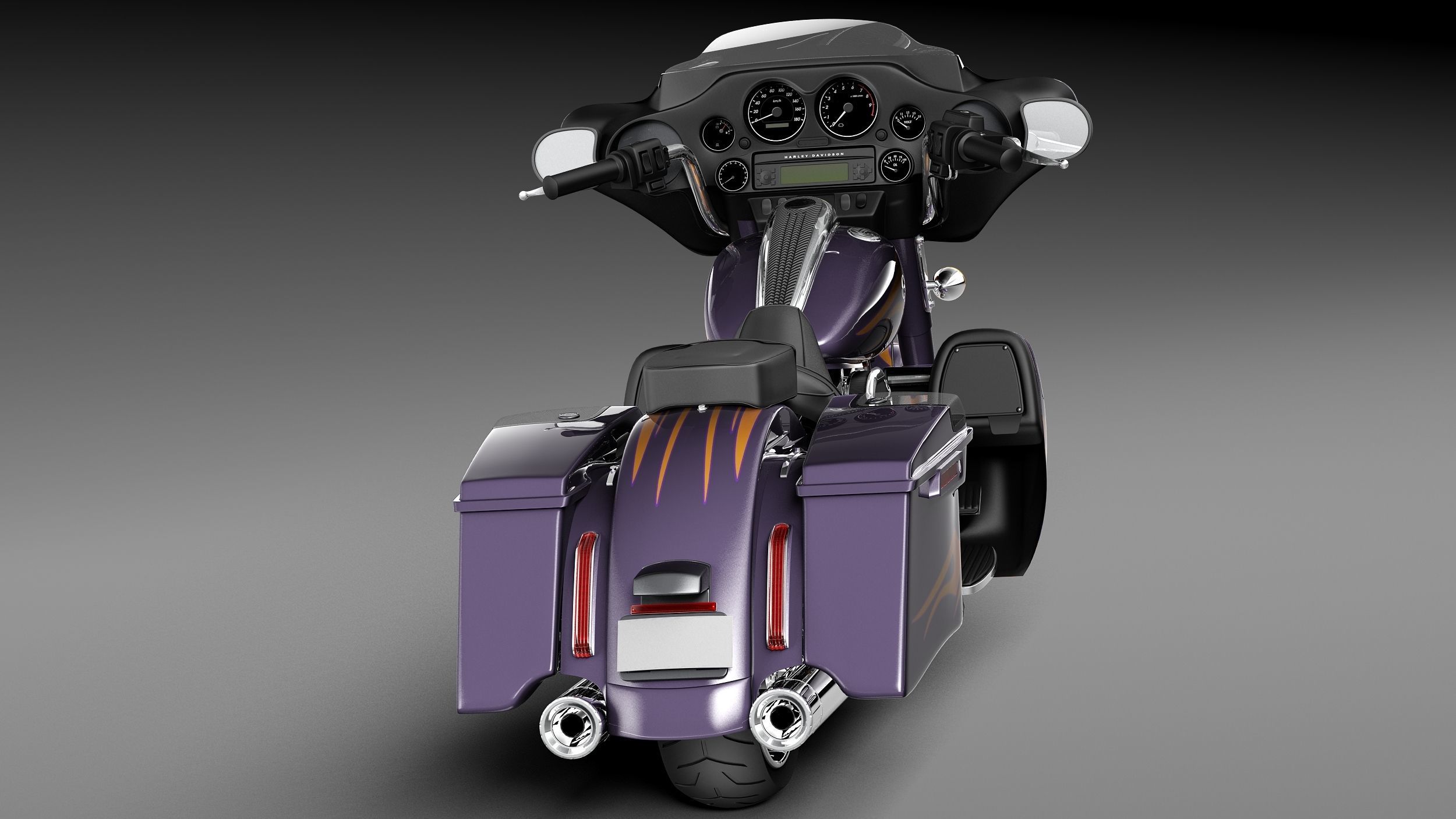 Harley-Davidson Street Glide 2015 3D model_5