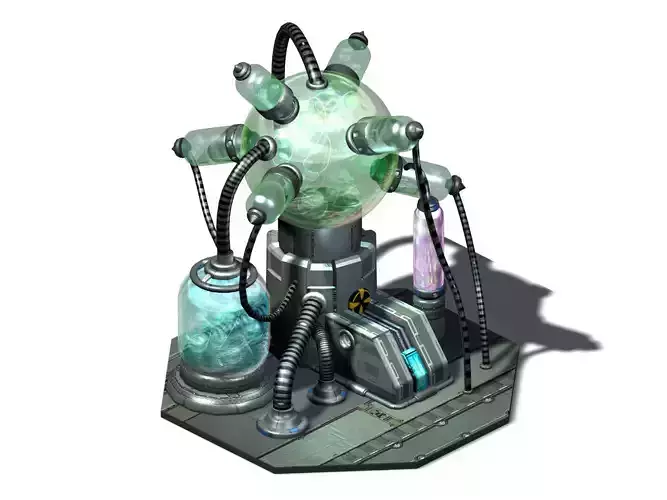 Machinery - Spacecraft - Functional Objects 09 3D model