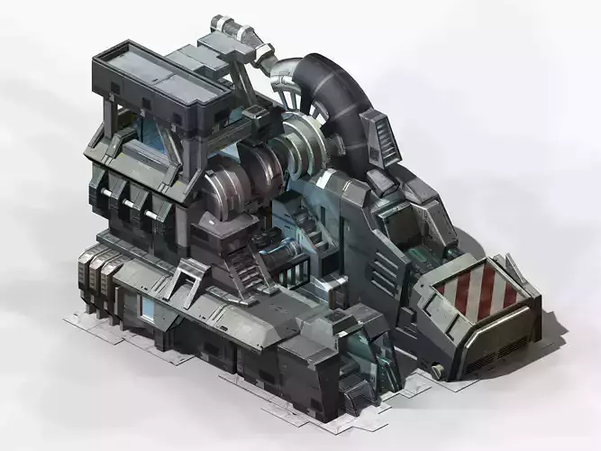 Machinery - Spacecraft - Functional Objects 011