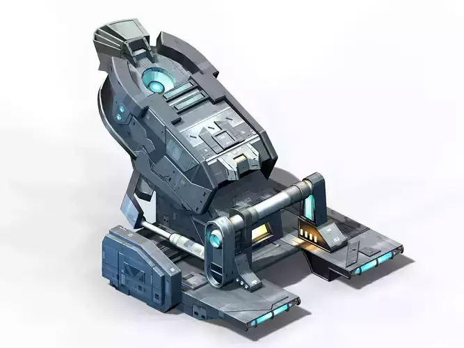 Machinery - Spacecraft - Functional Objects 014 3D model