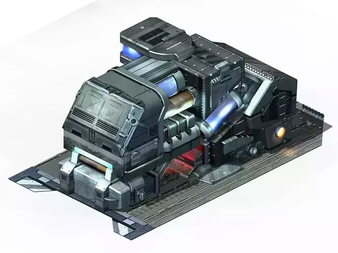 Machinery - Spacecraft - Functional Objects 015