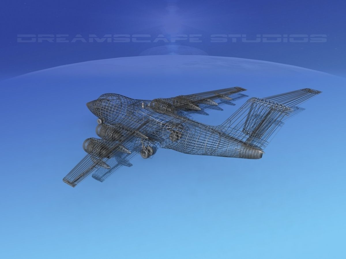 BAe 146-100 Sonair 3D model_14