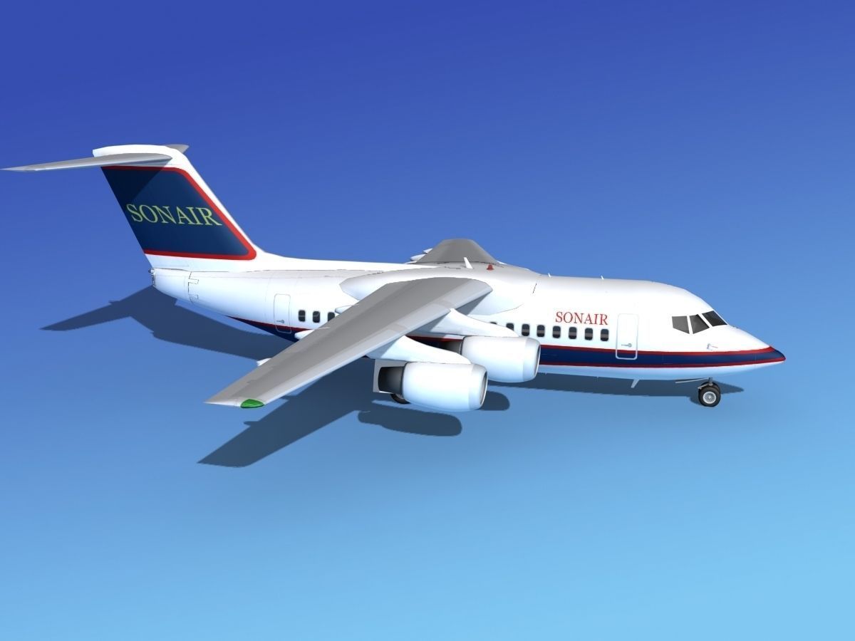 BAe 146-100 Sonair 3D model_3