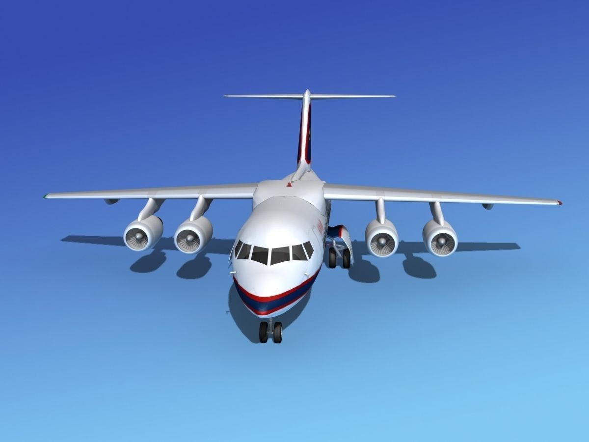BAe 146-100 Sonair 3D model_1