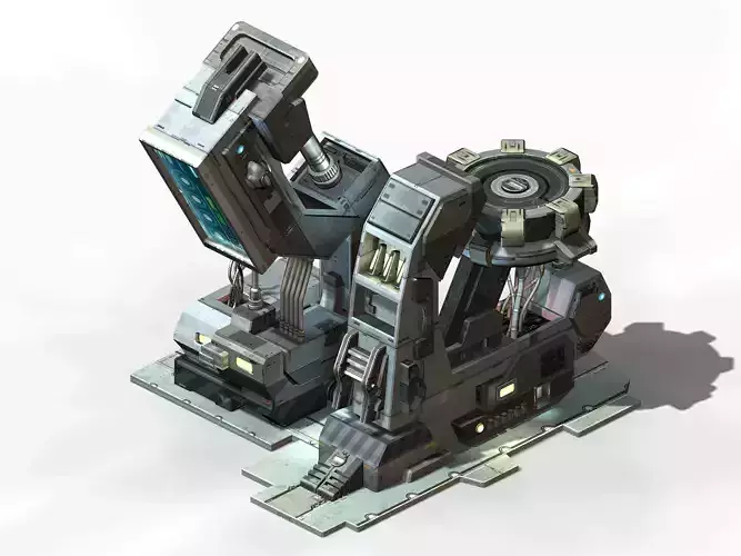 Machinery - Spacecraft - Functional Objects 019 3D model