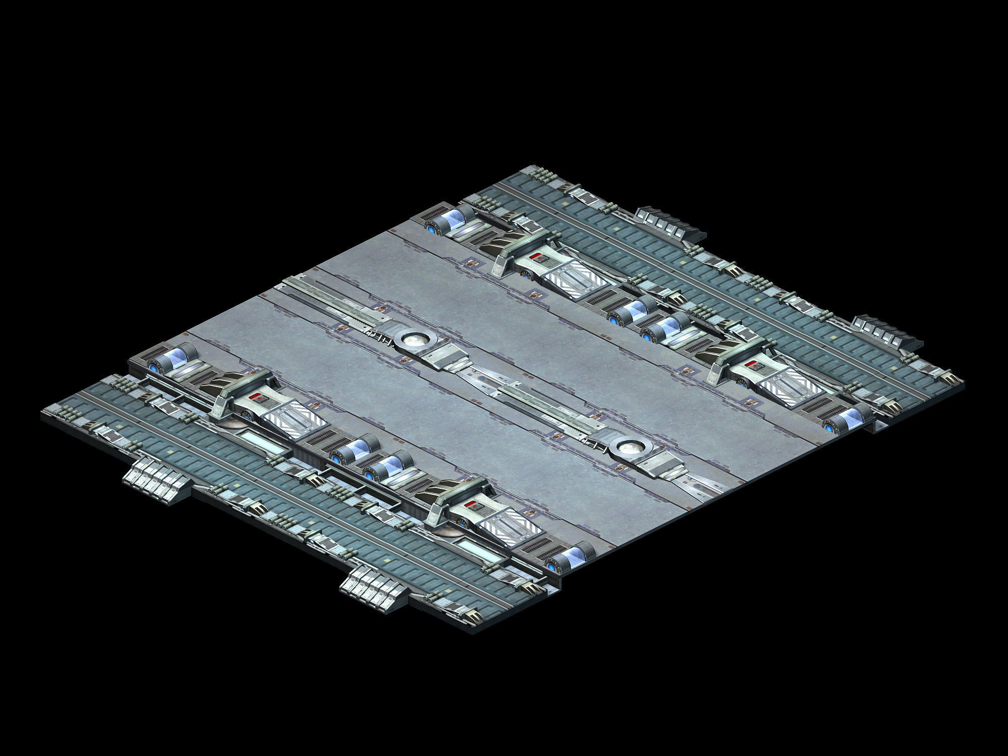 Machinery - Highway - Road 02 3D model_4