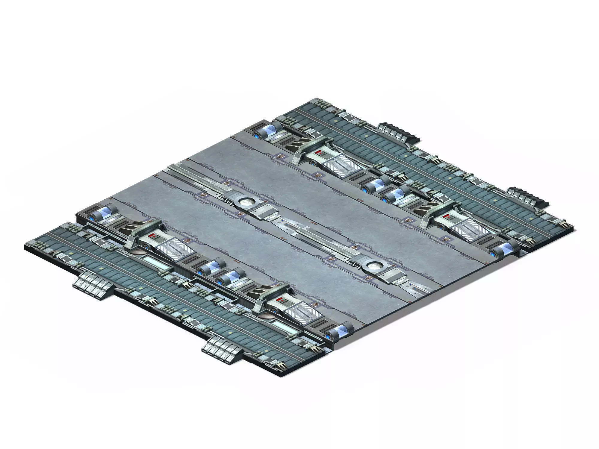 Machinery - Highway - Road 02 3D model_0