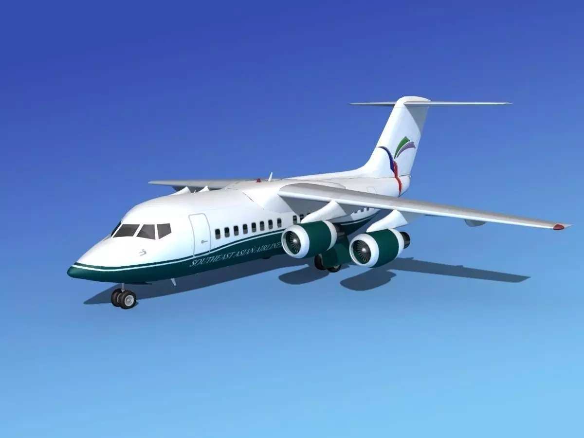 BAe 146-100 South East Asian 3D model