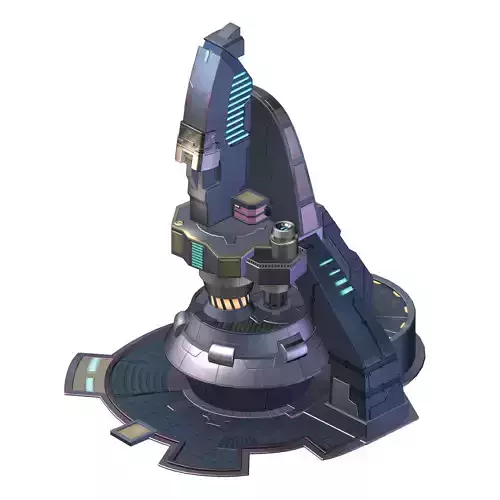 Mechanical Building - Occupation Tower 01 3D model