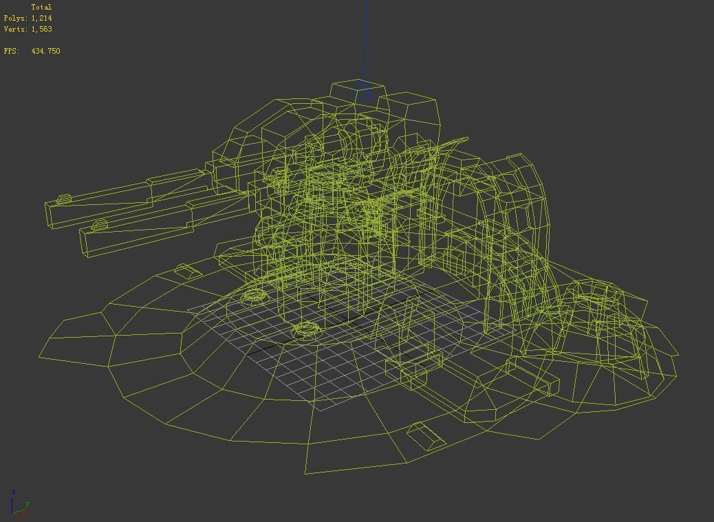 Machinery - Turret 02 3D model_2