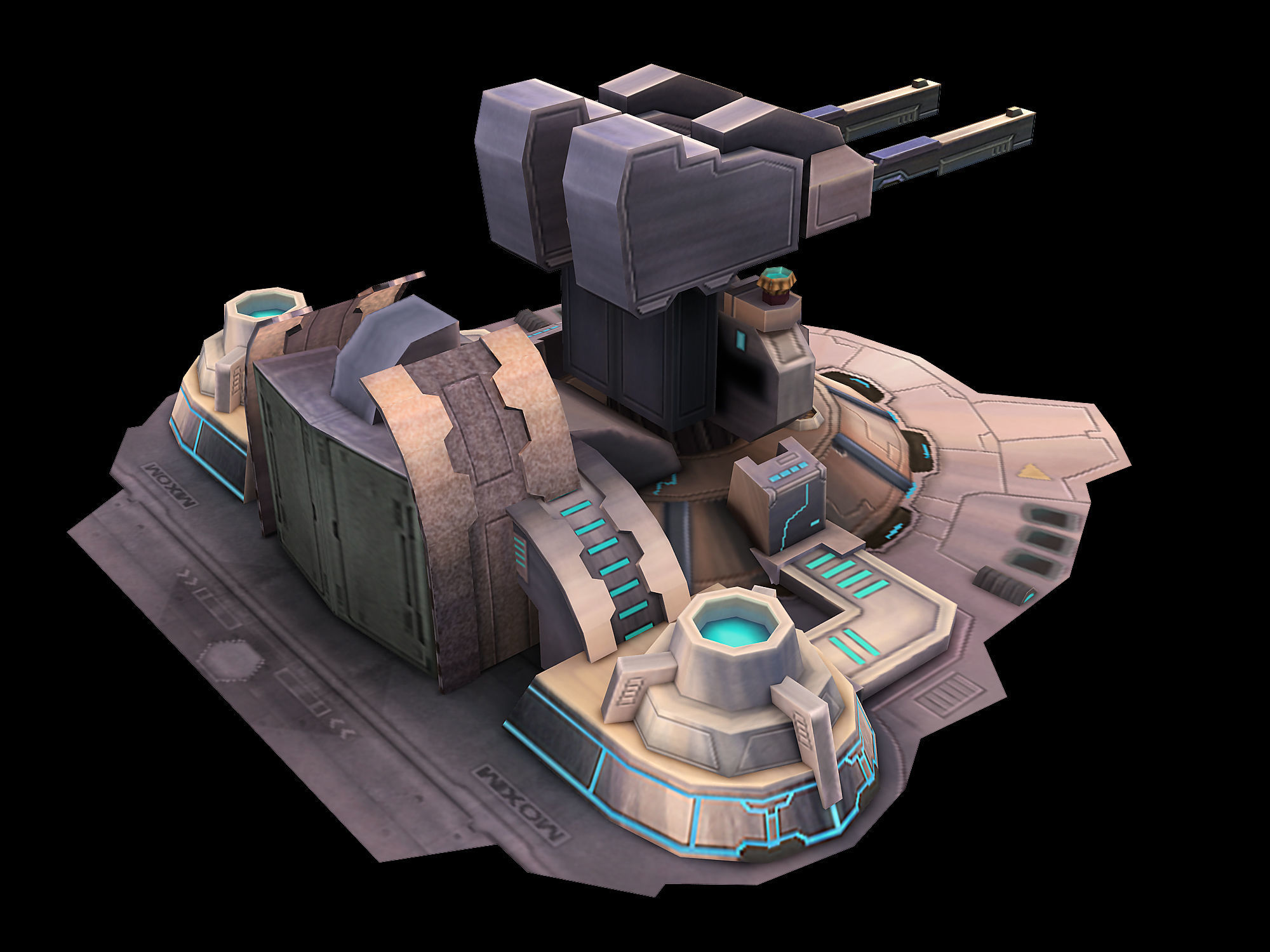Machinery - Turret 02 3D model_4