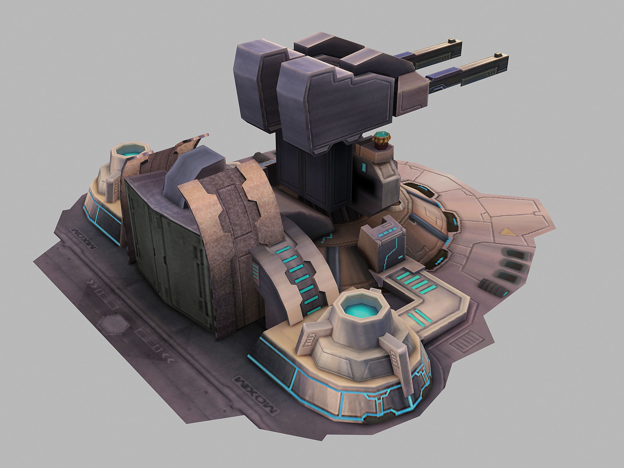 Machinery - Turret 02 3D model_6