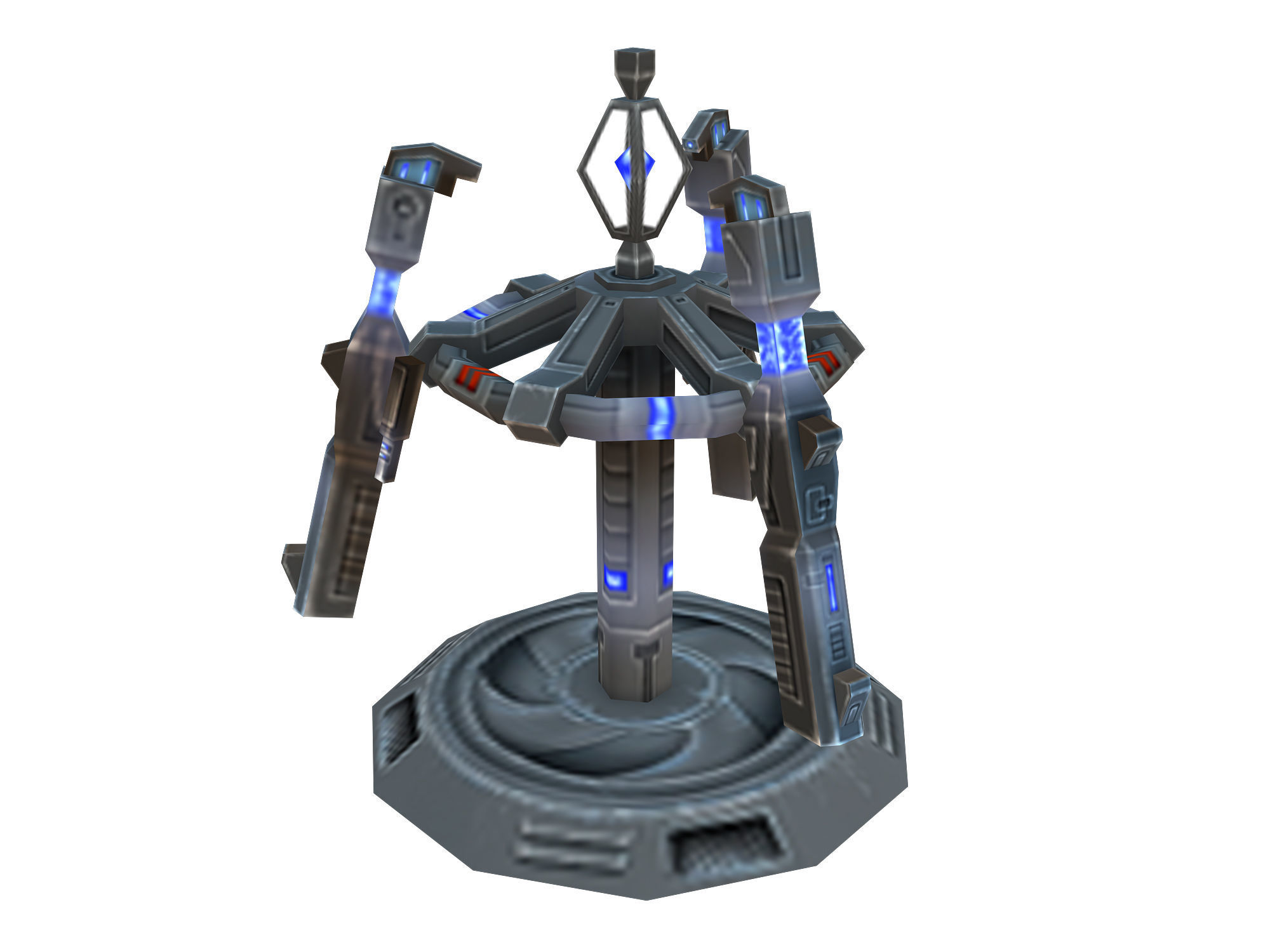 Machinery - Turret 05 3D model_5
