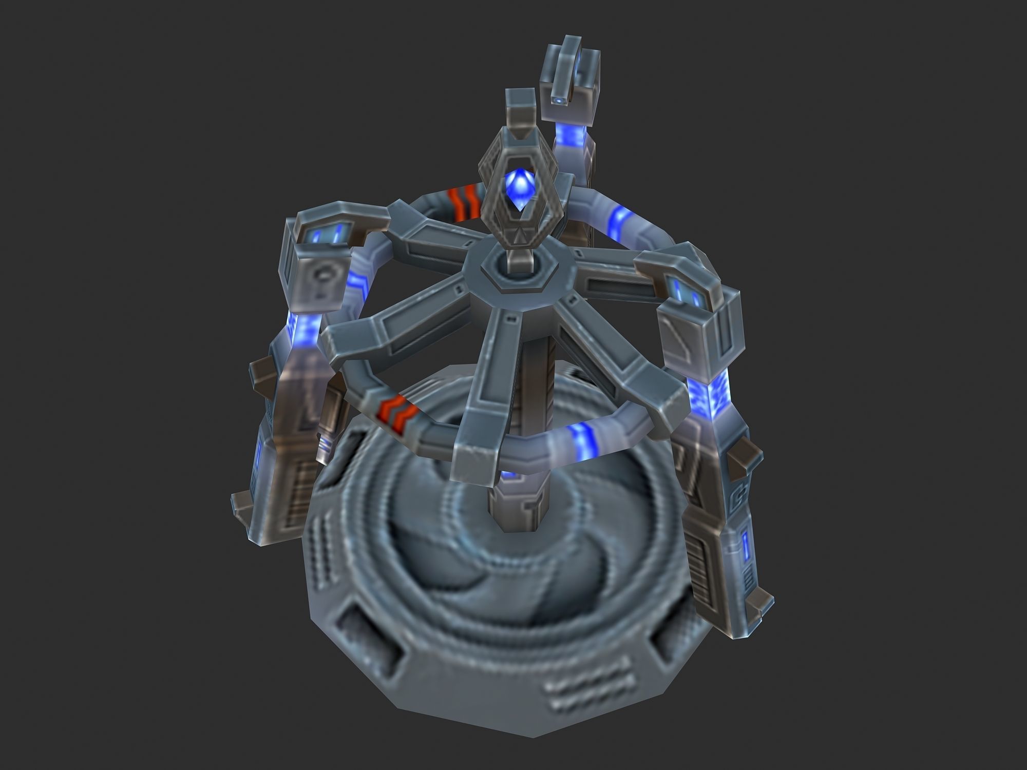 Machinery - Turret 05 3D model_3