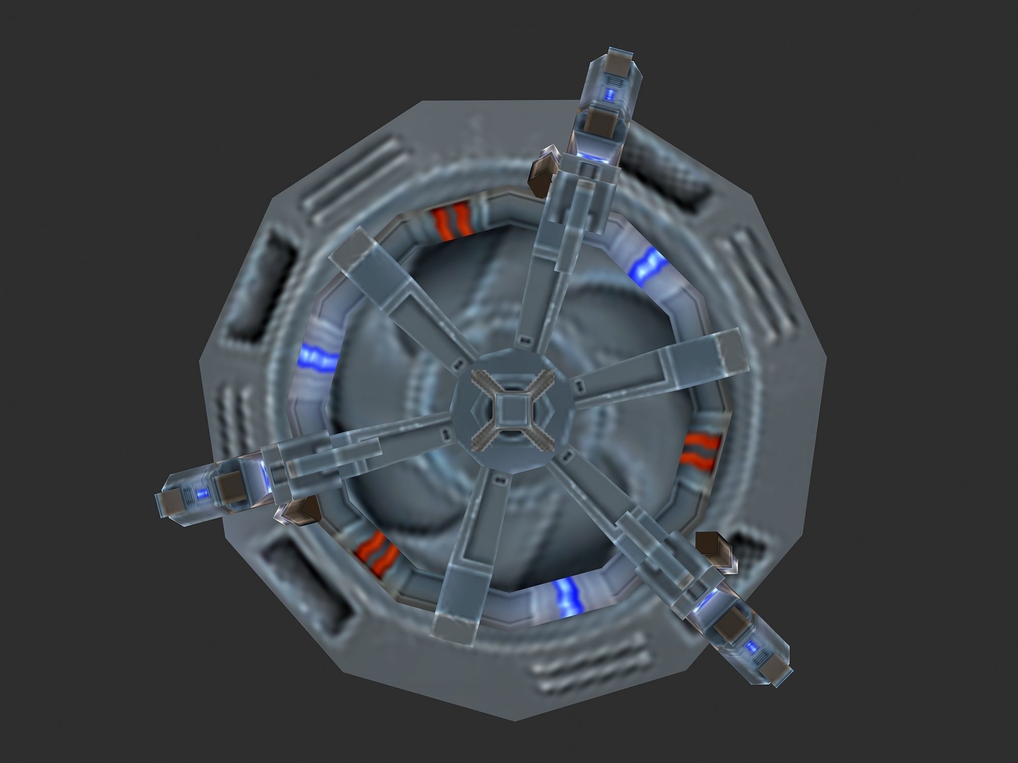 Machinery - Turret 05 3D model_4