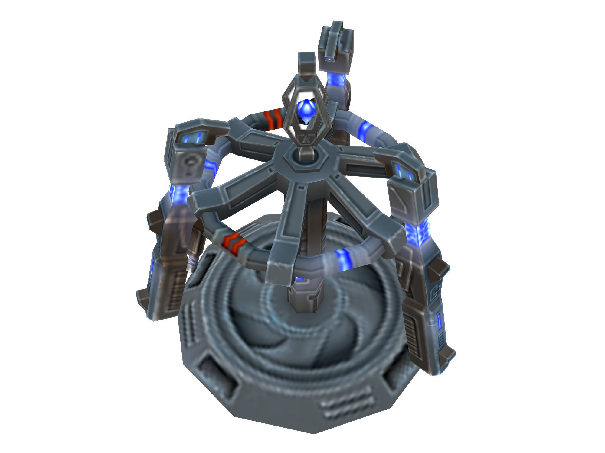 Machinery - Turret 05 3D model_6