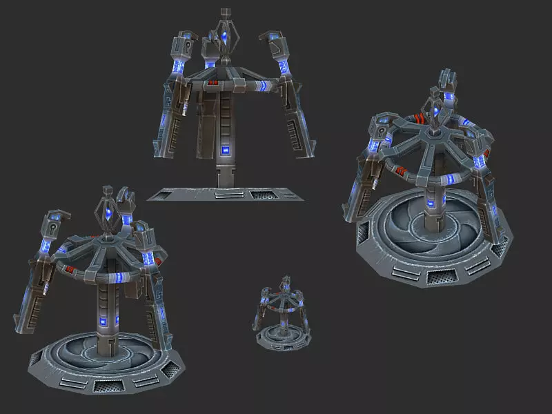 Machinery - Turret 05 3D model_0