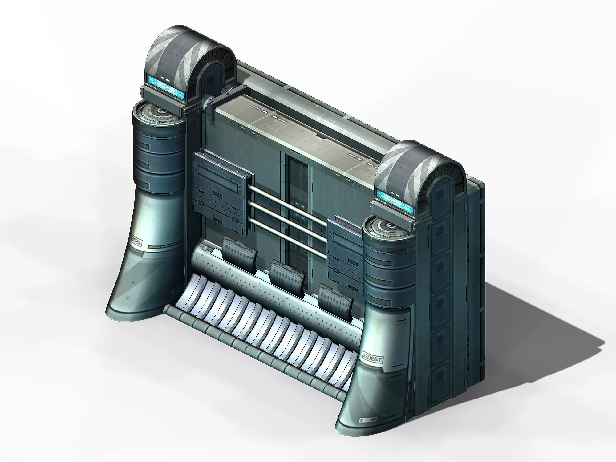 Machinery - Wall 03 3D model_0