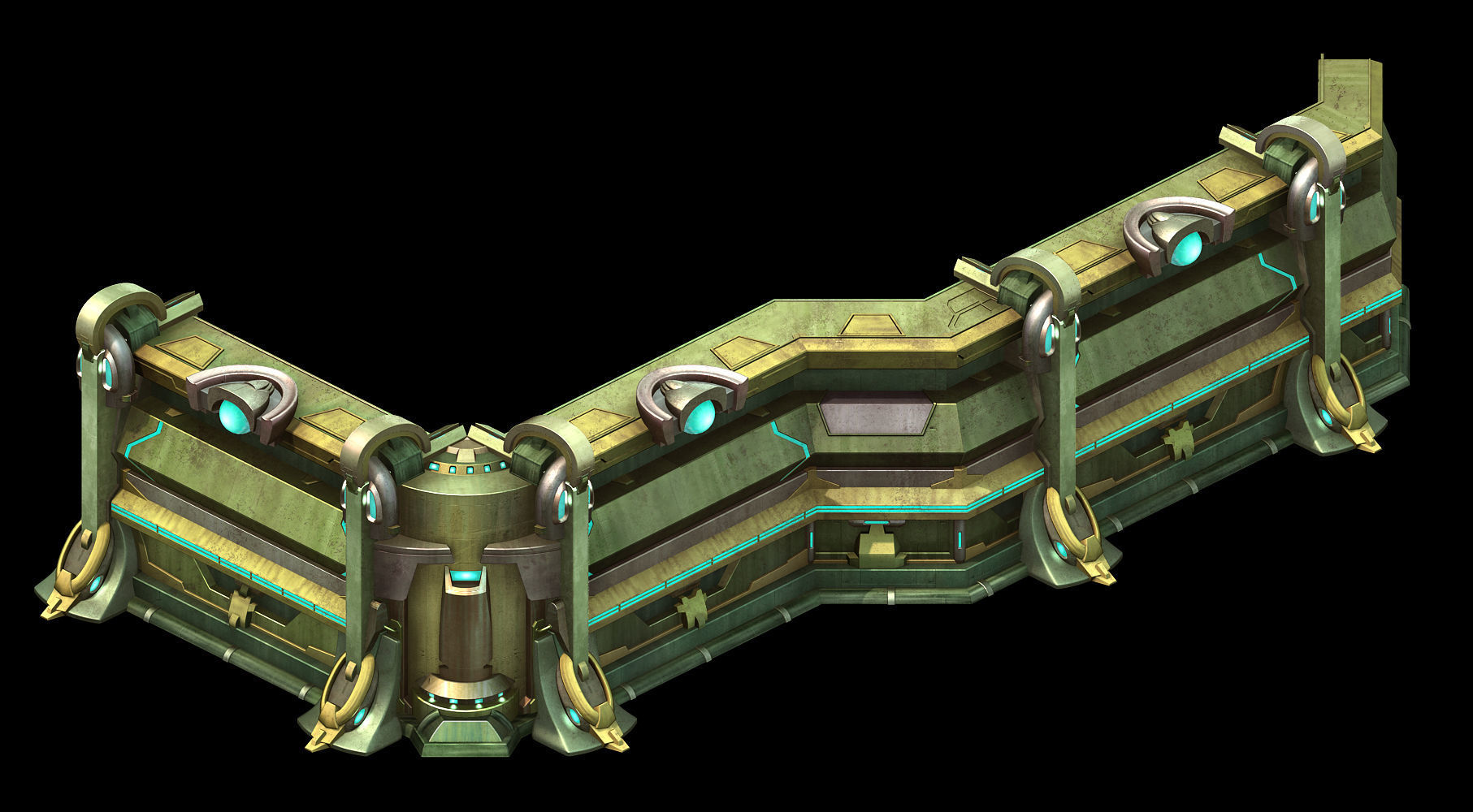 Mechanical - complete - wall 02 3D model_4