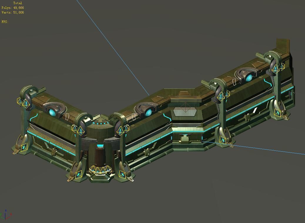 Mechanical - complete - wall 02 3D model_1