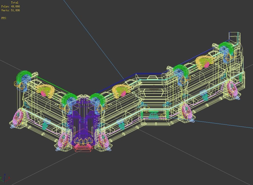 Mechanical - complete - wall 02 3D model_3