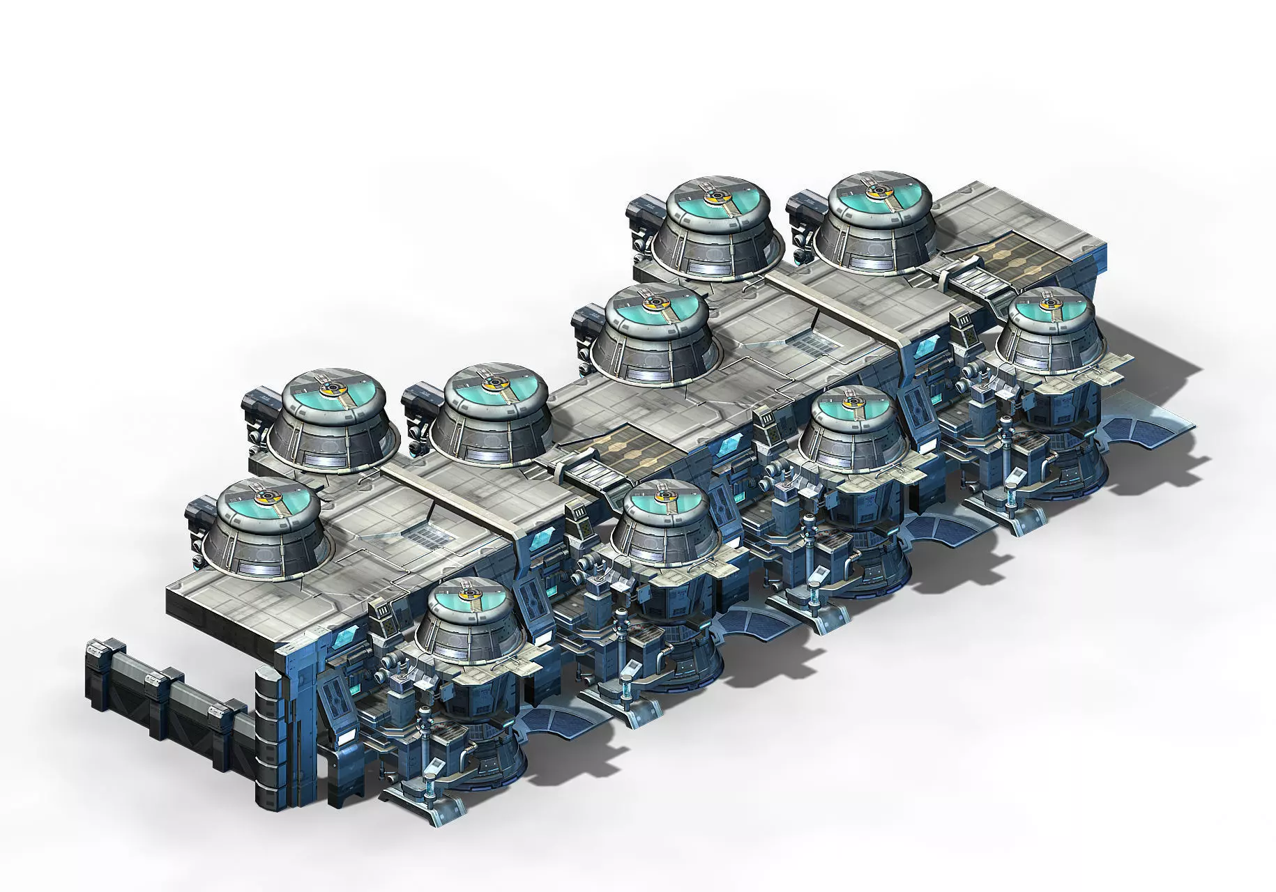 Machinery - Dismantling Plant 01 3D model_0