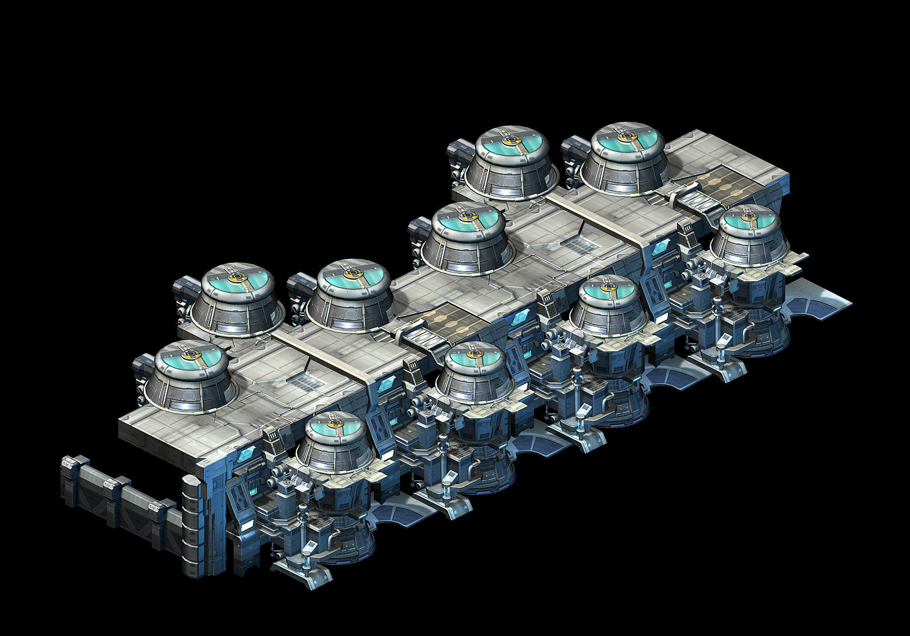Machinery - Dismantling Plant 01 3D model_5