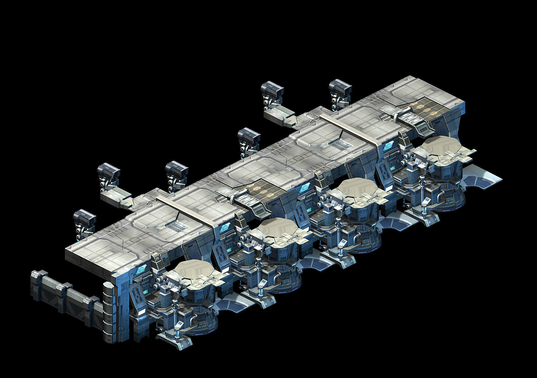 Machinery - Dismantling Plant 01 3D model_6