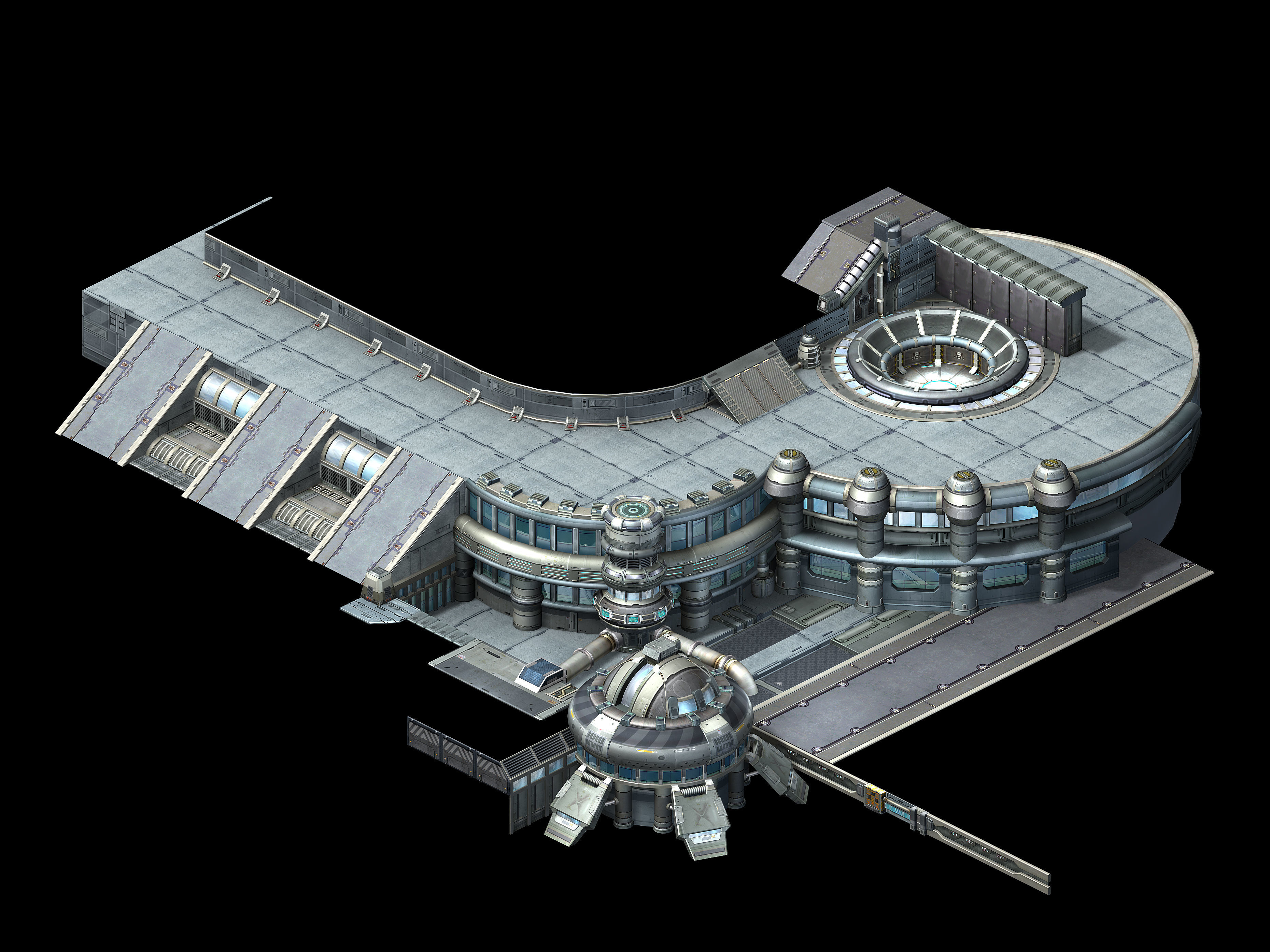 Machinery - Dismantling Plant - Floor 01 3D model_4