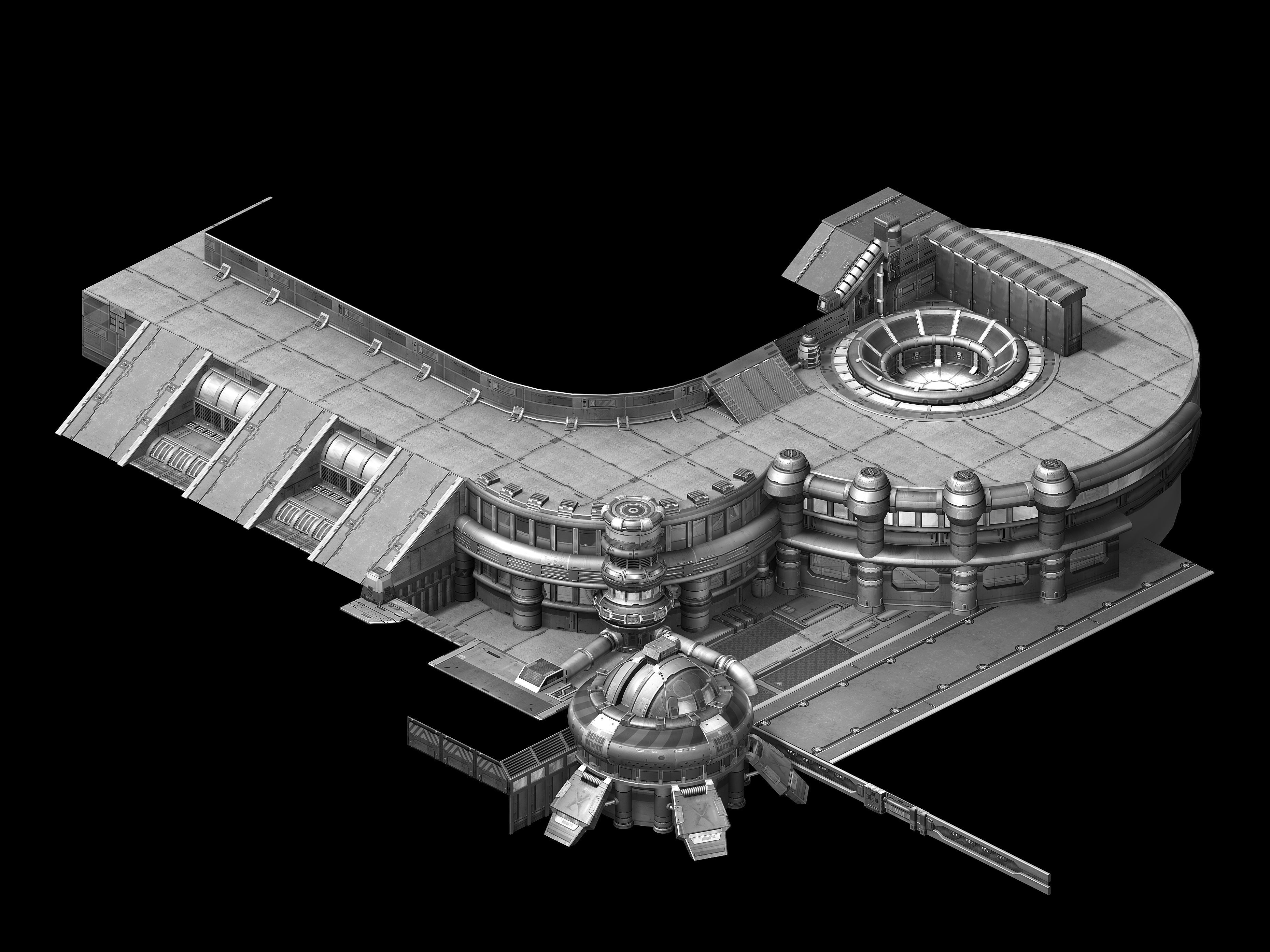 Machinery - Dismantling Plant - Floor 01 3D model_3