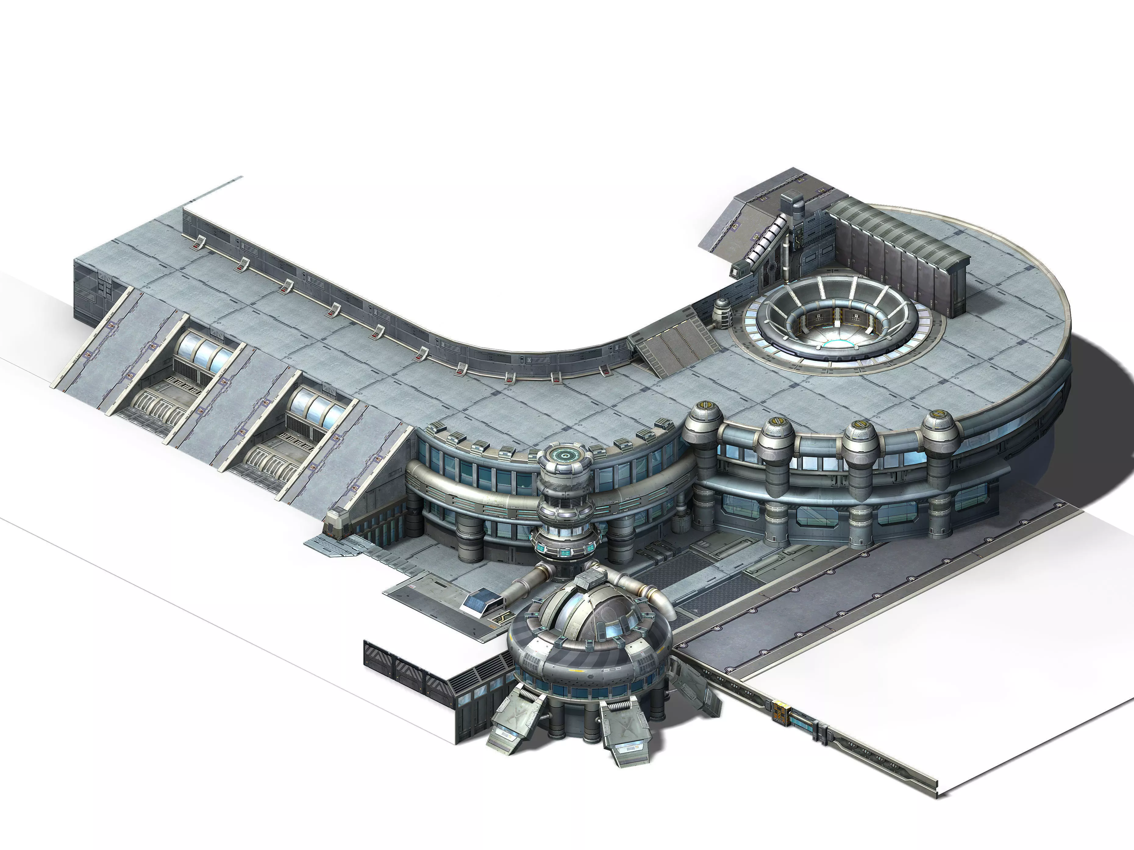 Machinery - Dismantling Plant - Floor 01 3D model_0