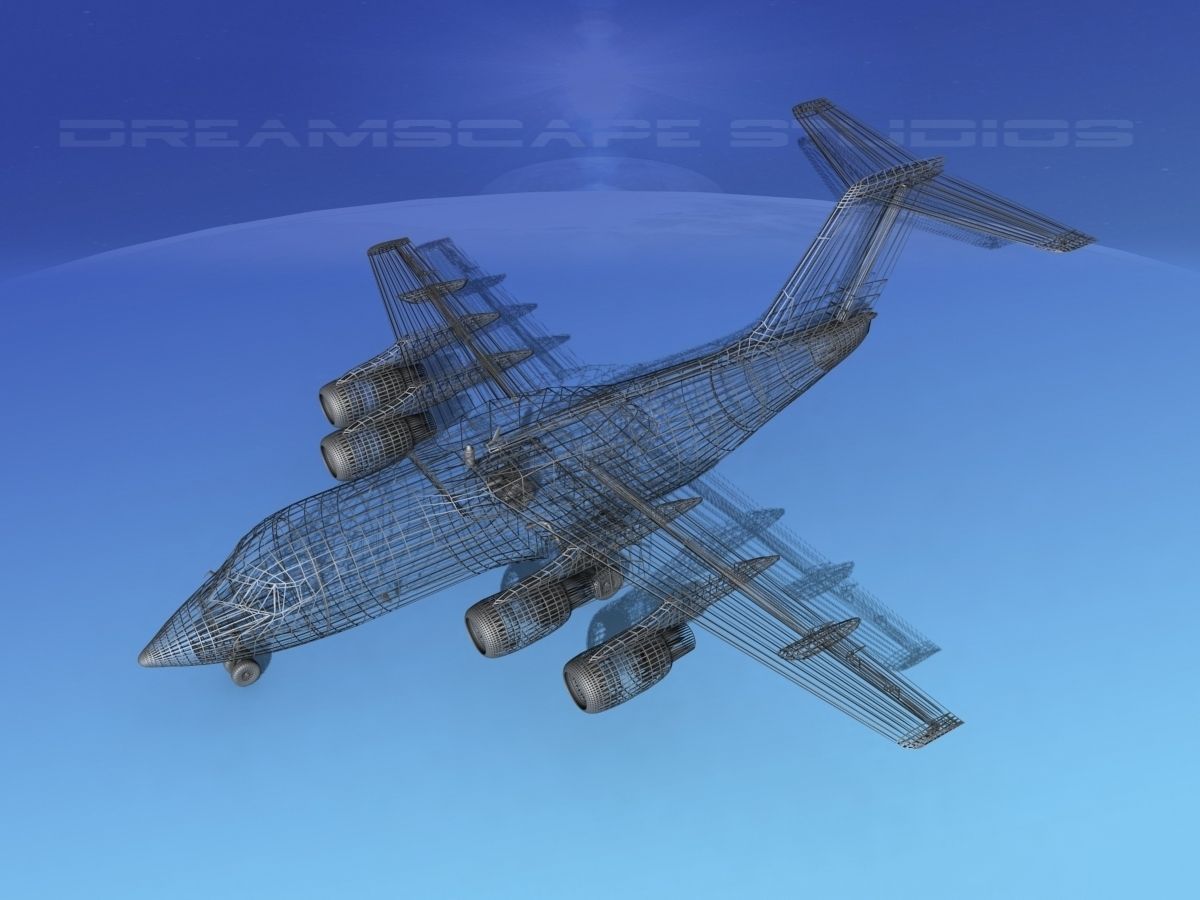 BAe 146-100 Unmarked 2 3D model_16