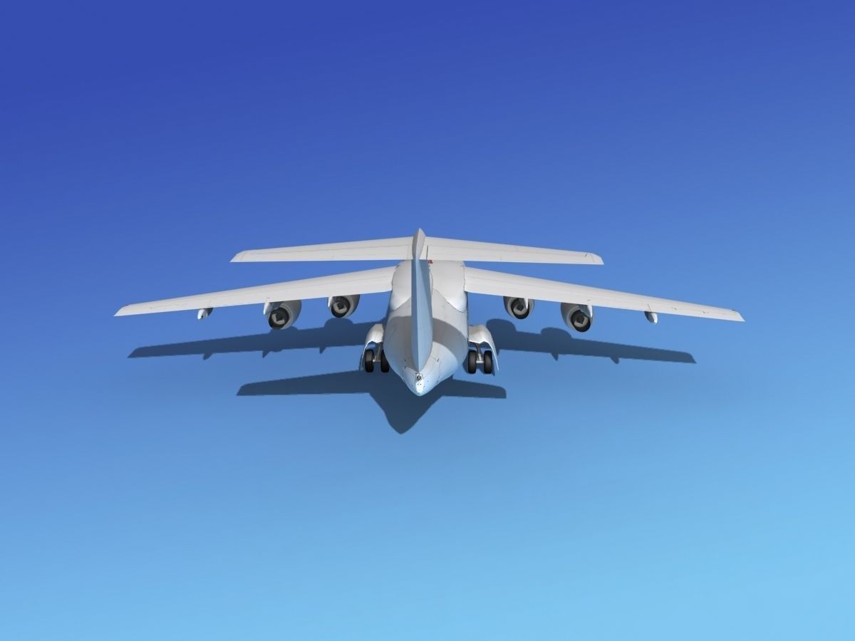 BAe 146-100 Unmarked 2 3D model_6
