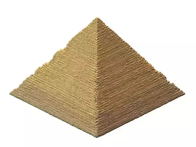 Giza - Three Pyramids 01 3D model