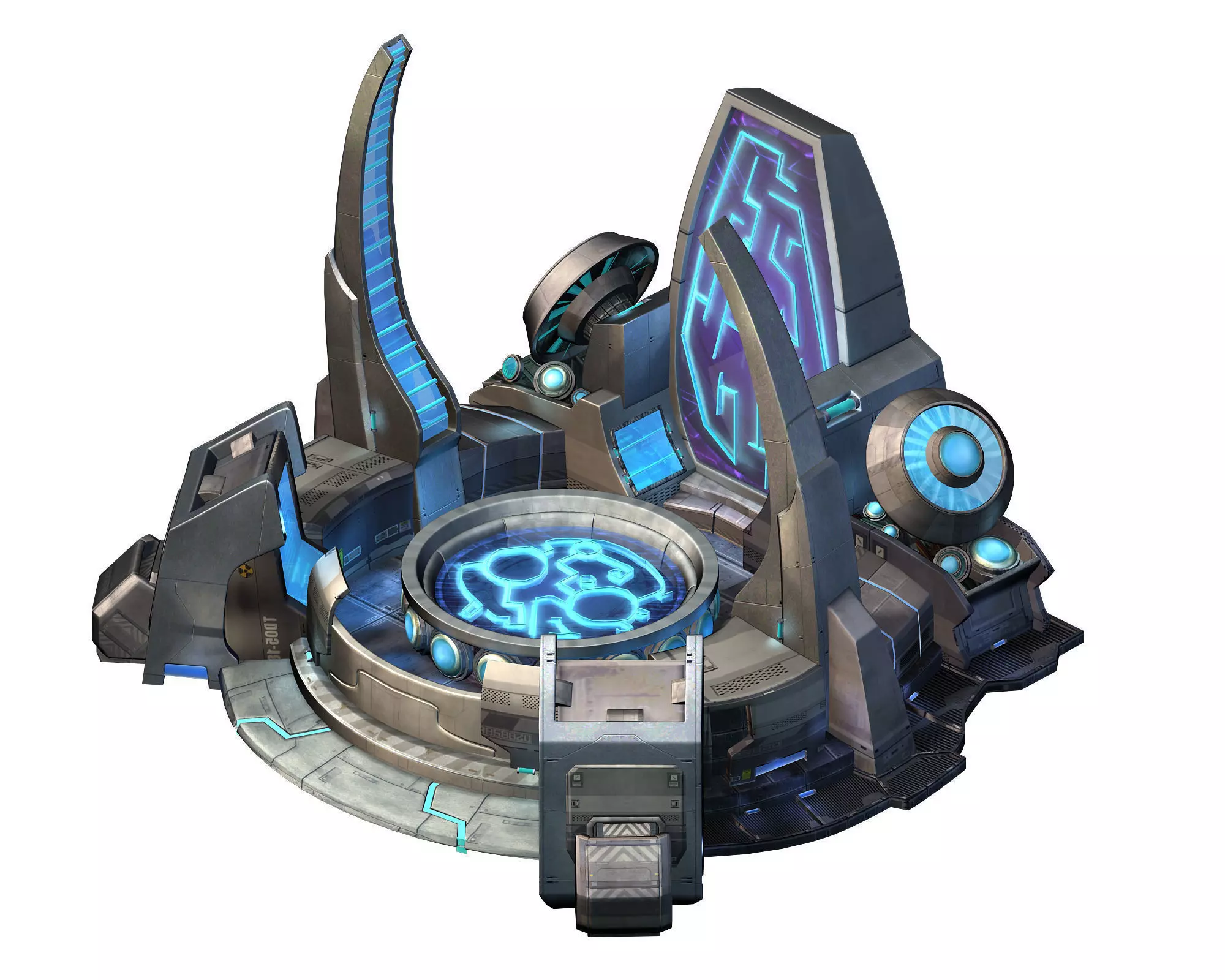 Fleet territory - command base 3D model