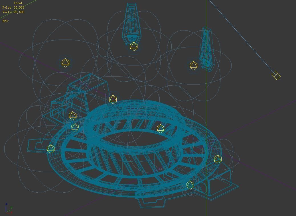 Fleet territory - the base of the veteran 3D model_2