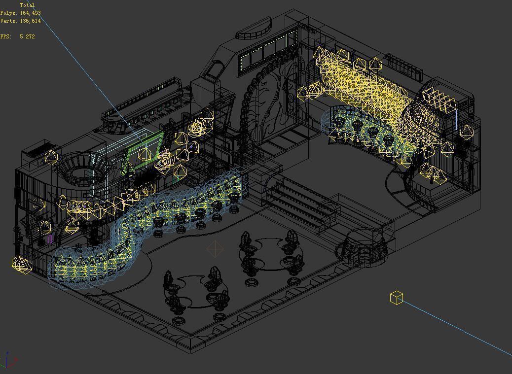 Bar - indoor 01 3D model_2