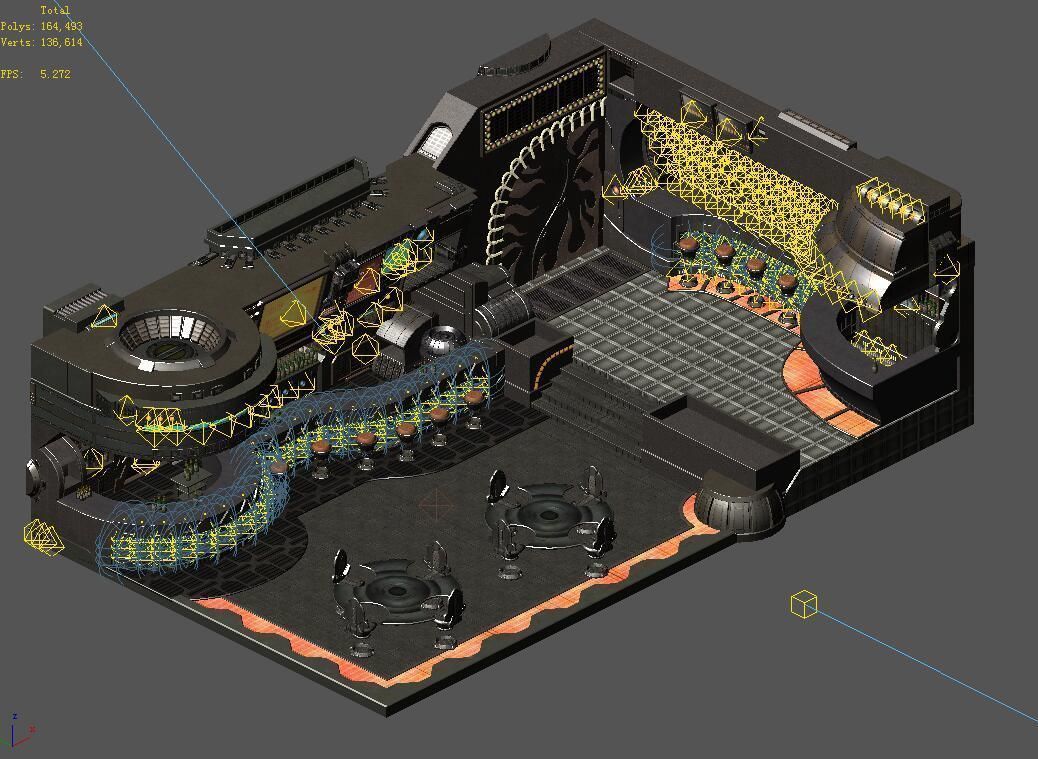 Bar - indoor 01 3D model_1