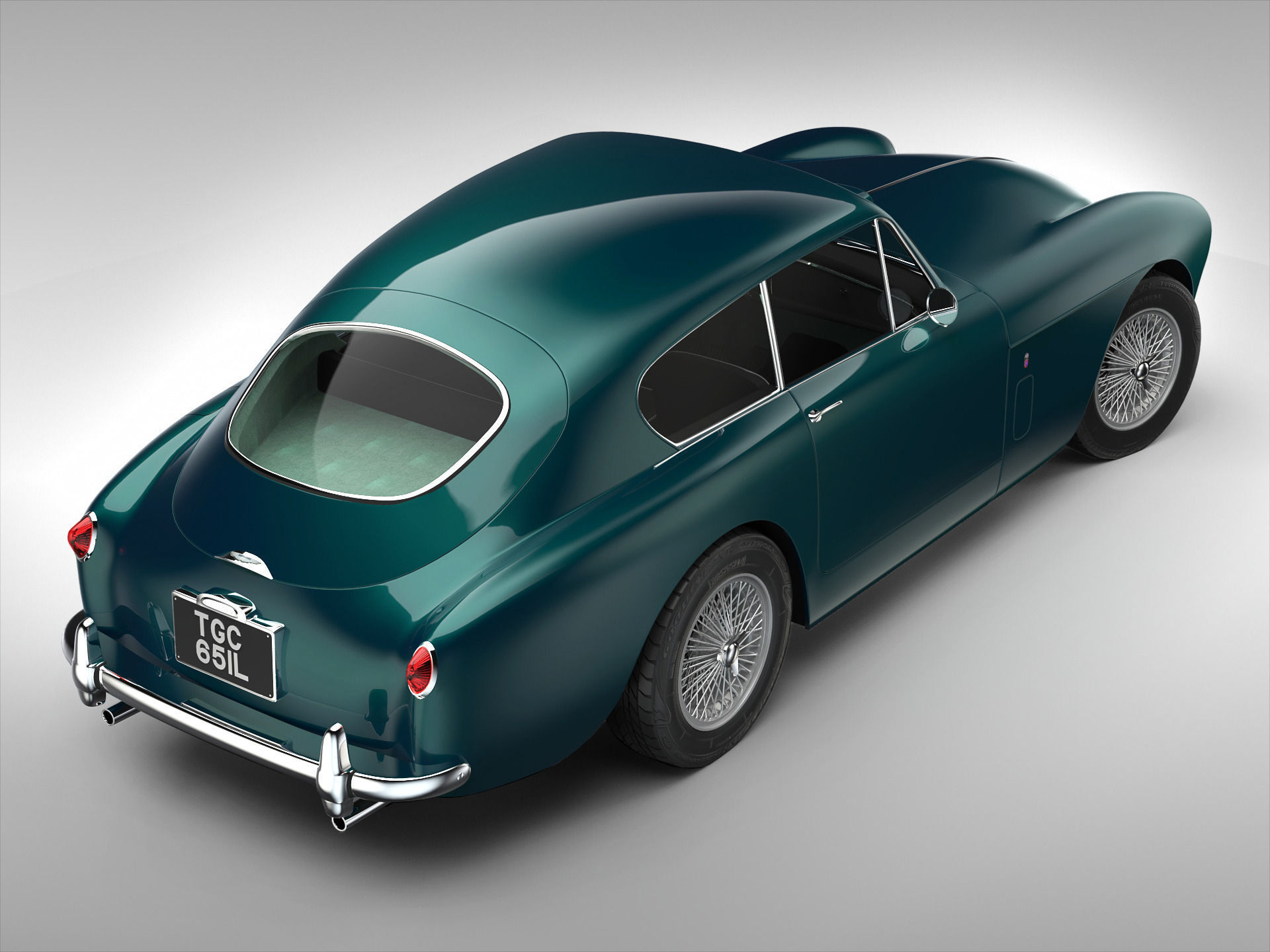 Aston Martin DB MKIII 1957 - 1959 3D model_2