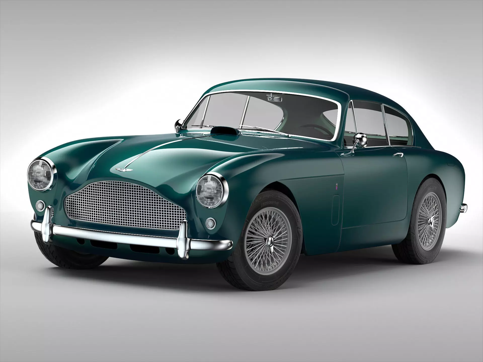 Aston Martin DB MKIII 1957 - 1959 3D model_0