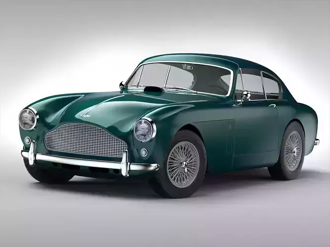 Aston Martin DB MKIII 1957 - 1959 3D model