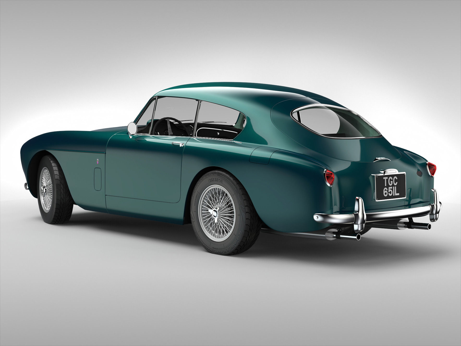 Aston Martin DB MKIII 1957 - 1959 3D model_1
