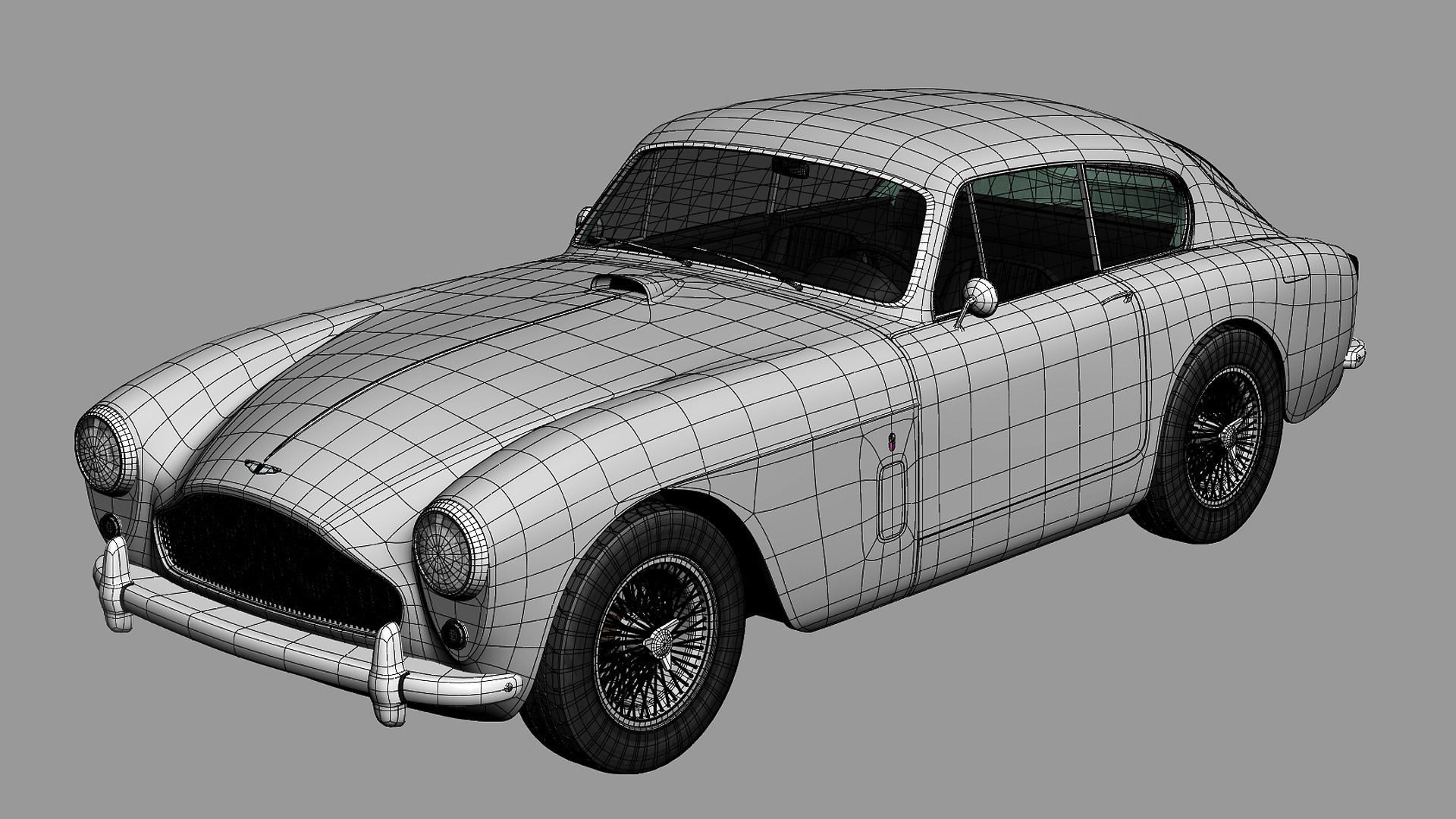 Aston Martin DB MKIII 1957 - 1959 3D model_8