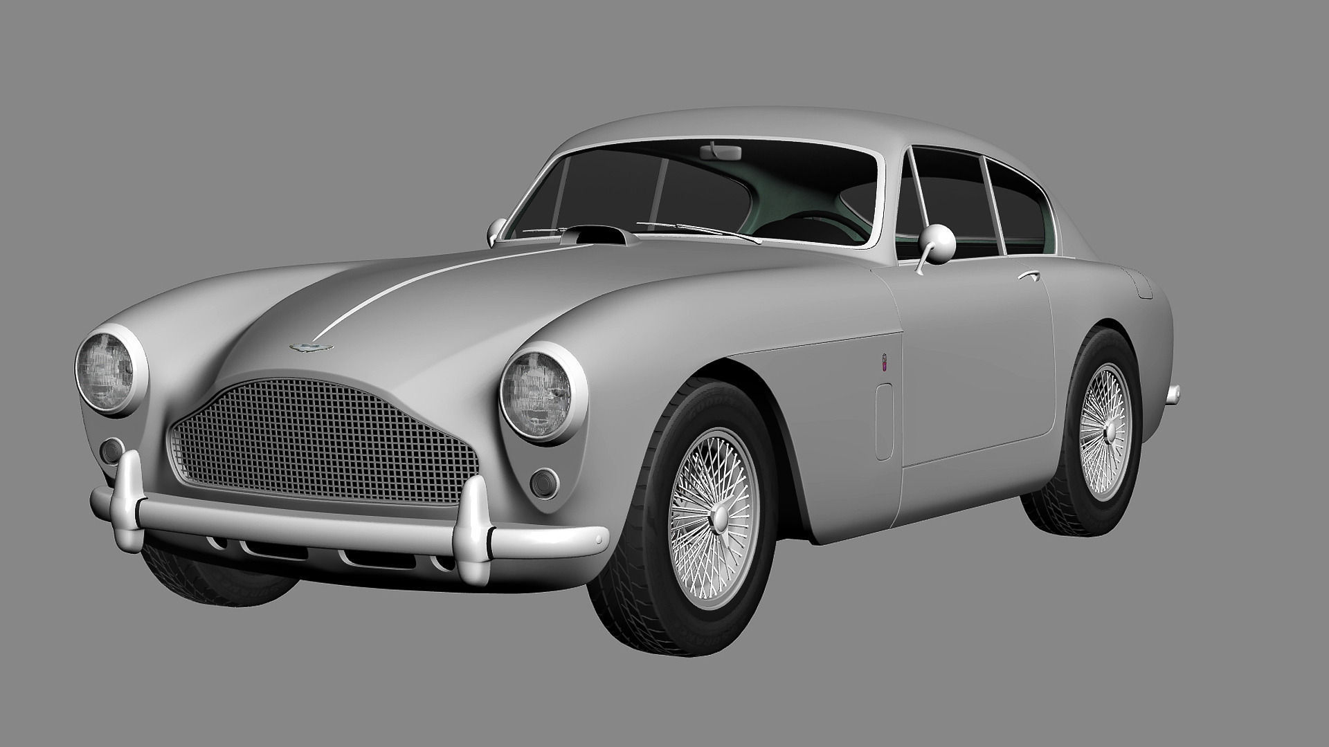 Aston Martin DB MKIII 1957 - 1959 3D model_6