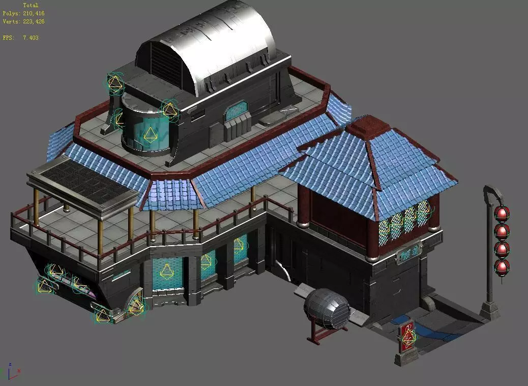 Science Fiction World - Bar 12 3D model_0