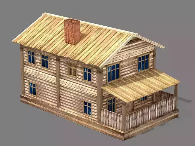 Wooden board building - private room 04