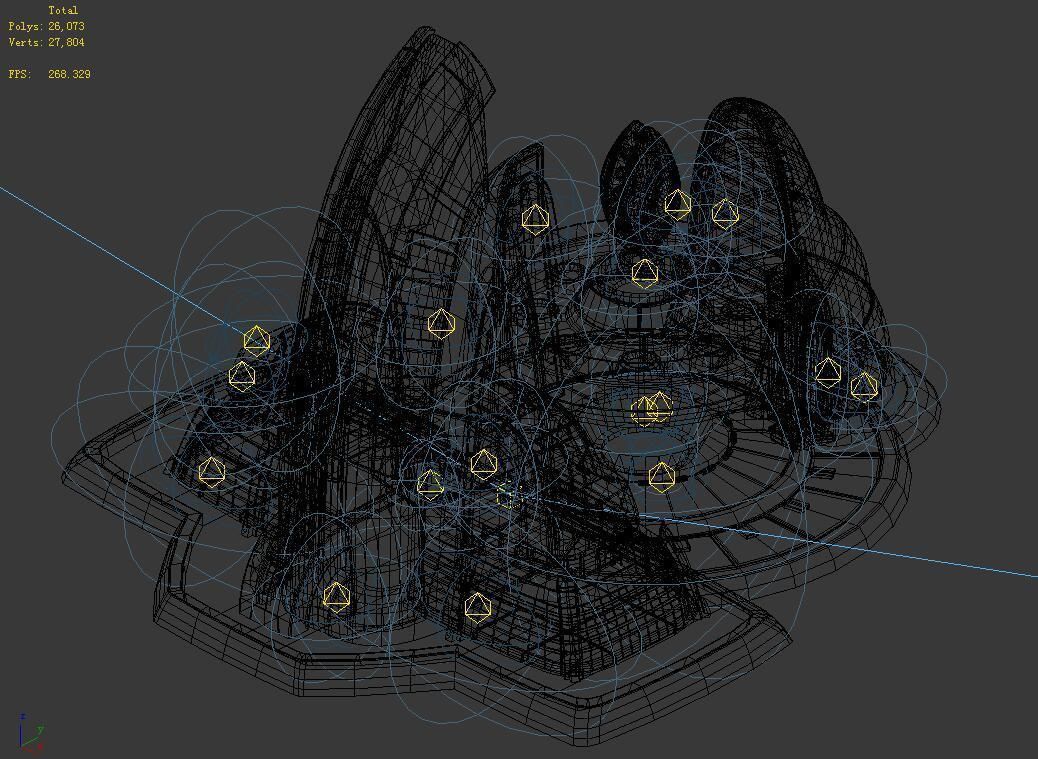 Fortress - Generator 02 3D model_3