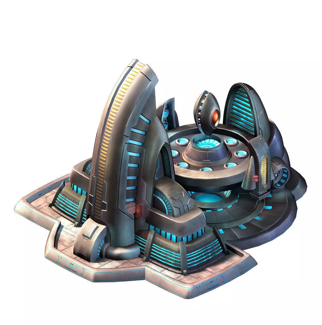 Fortress - Generator 02 3D model_0