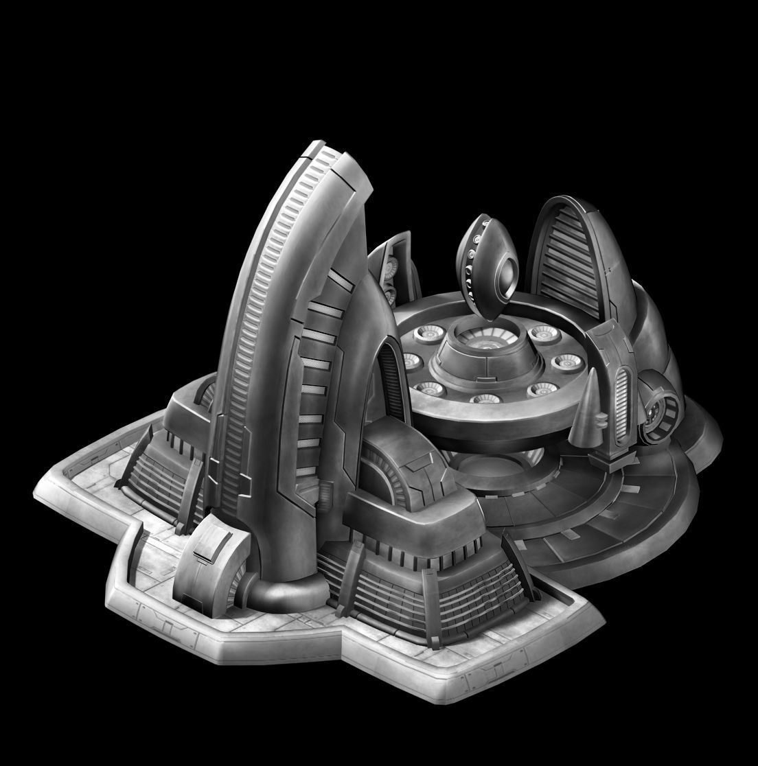 Fortress - Generator 02 3D model_4