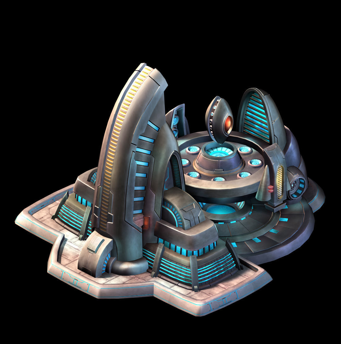 Fortress - Generator 02 3D model_2